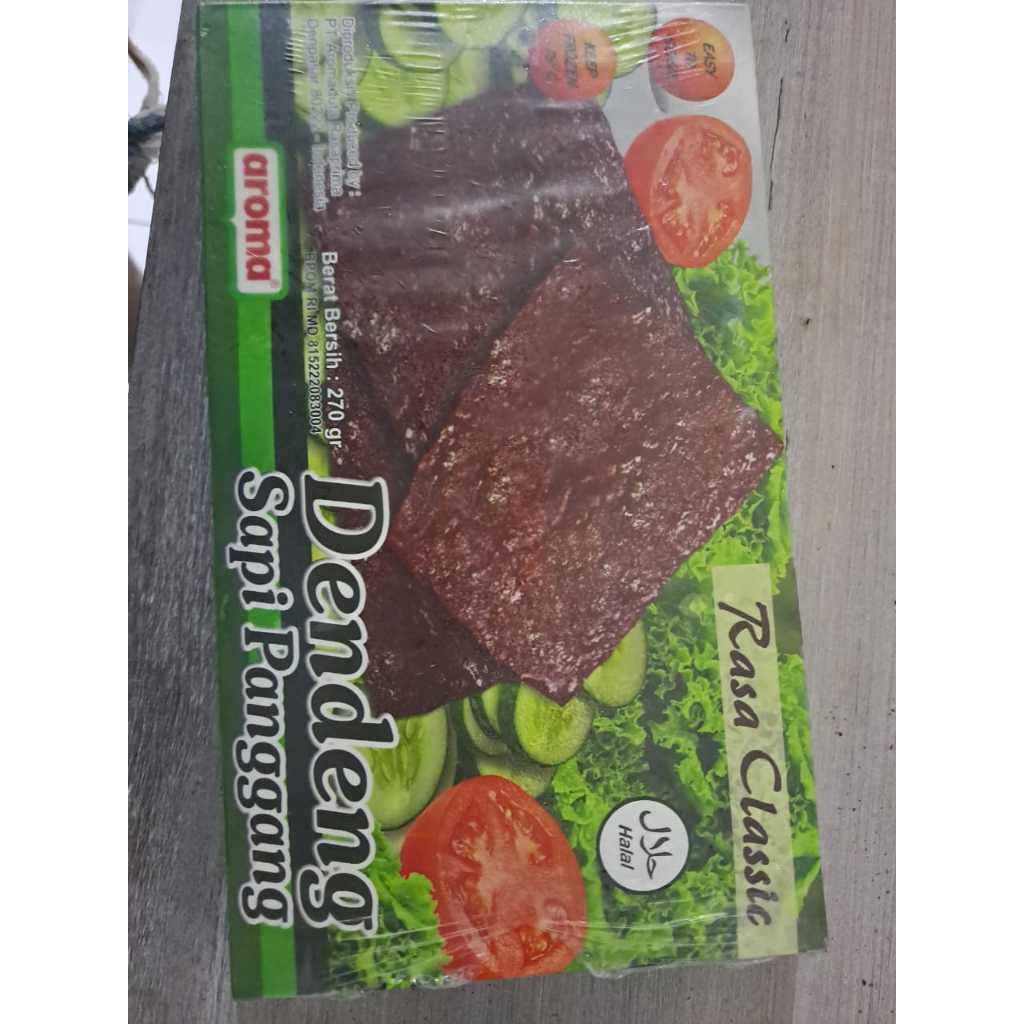 

Aroma Dendeng Sapi Klasik 270 Gr
