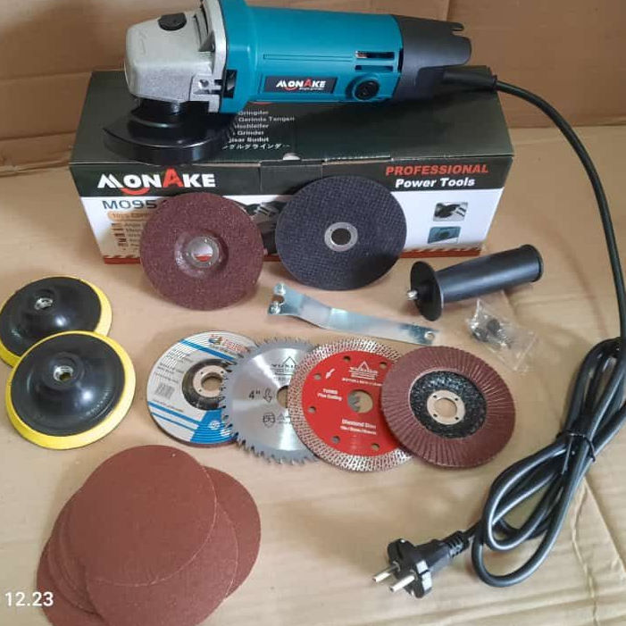 COD CEK DULU MONAKE MESIN GURINDA + FULL MATA KERAMIK MAKITA POLES DAN POTONG BESI MESIN GURINDA GER