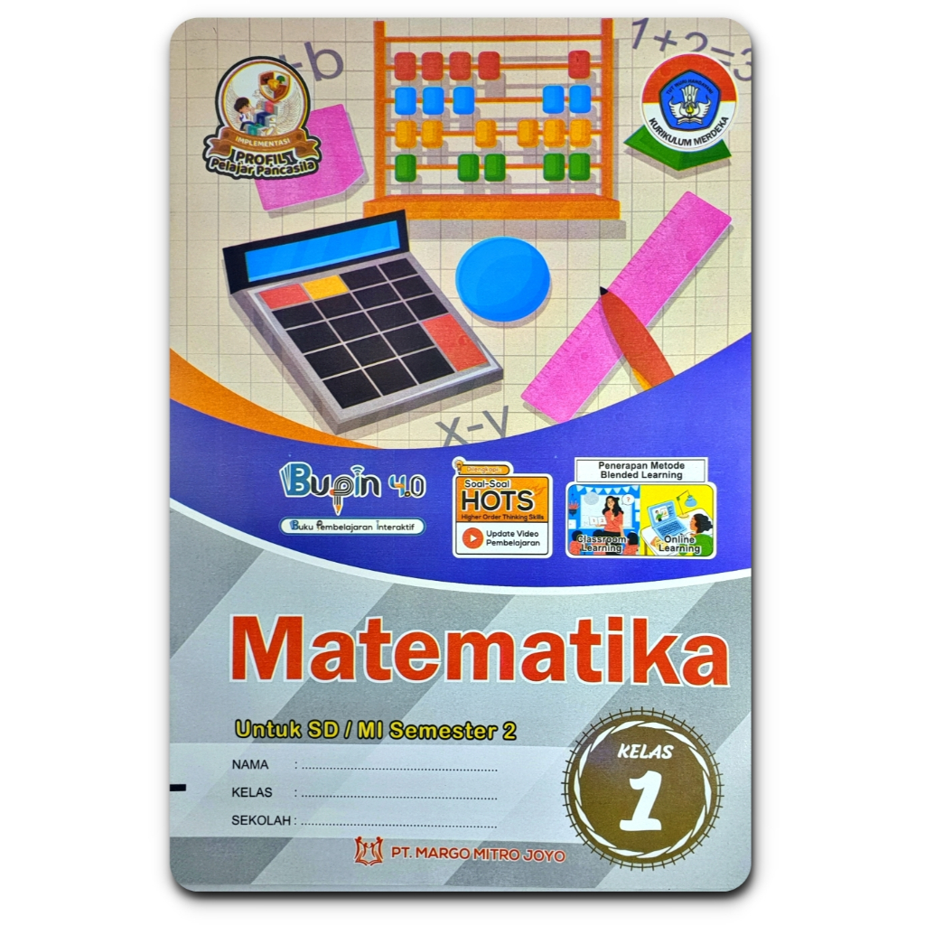 LKS MATEMATIKA KURIKULUM MERDEKA SD/ MI KELAS 1 SEMESTER 2 | BP