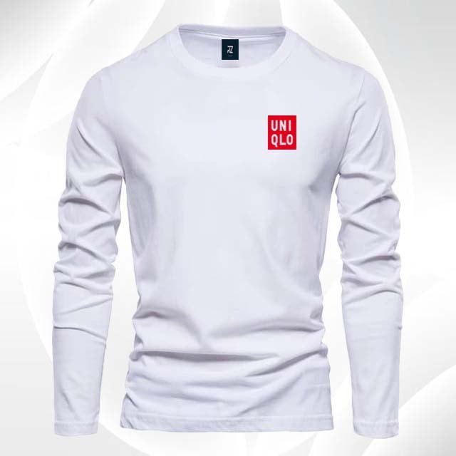 Terkeren  Kaos Panjang Distro Unql Text Merah Terbaru  Baju Distro Pria & Wanita Premium Quality >Af