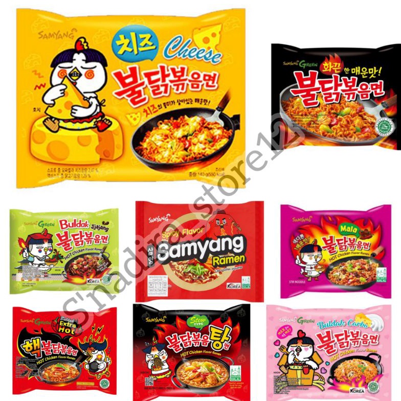 

8.8 sale PROMO SAMYANG Bludak cheeas ,carbonara,ori,nuklier.