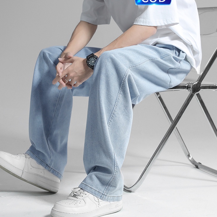 Best Seller Celana jeans pria baggy pants panjang Standar jeans korea style celana oversize pria jea