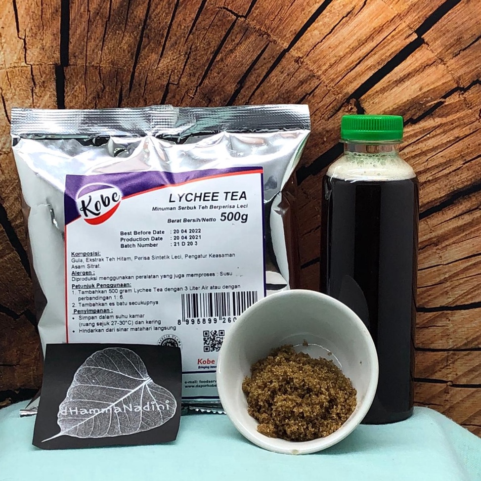 

[❄S91(] Lychee Tea kobe 1/2 kg 500 gr / powder serbuk bubuk minuman teh leci [272]