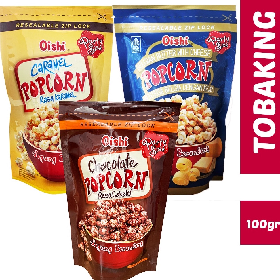 

Best Terlaris!! Oishi Popcorn Caramel Coklat Camilan Snack Jagung Pop Corn 100gr 5875