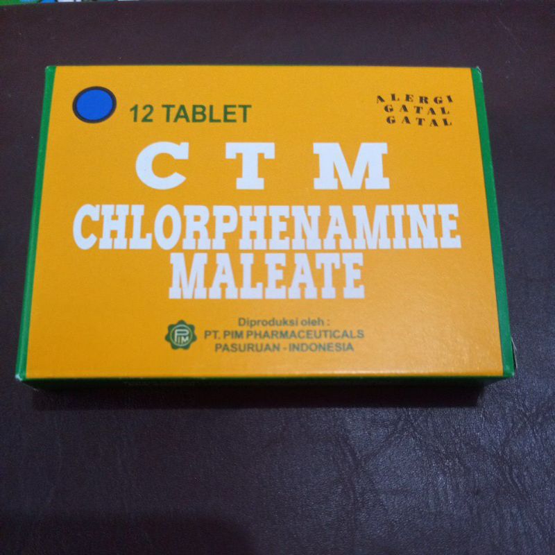CTM Obat Alergi Gatal Gatal