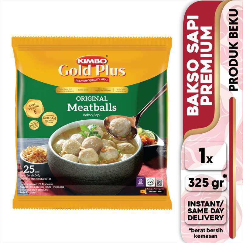 

KIMBO GOLD PLUS BAKSO SAPI ORIGINAL 340 GRAM