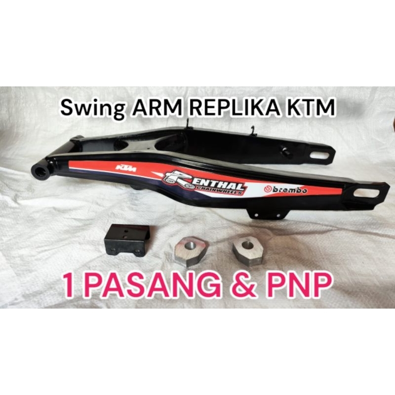 Swing Arm Model Ktm Untuk Motor Klx 150 Dan Crf 150 . Sudah Tinggal Pasang ( Pnp ) Sudah Dapat Penye