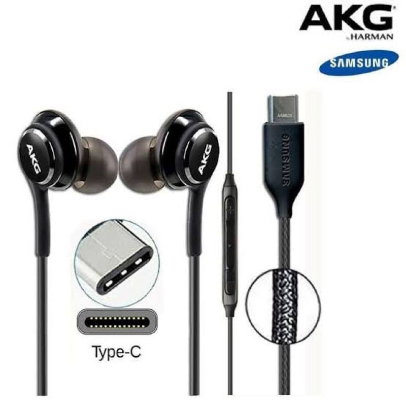 Handsfree Samsung S10 Plus Original Type C Clear Sound Headset Earphones