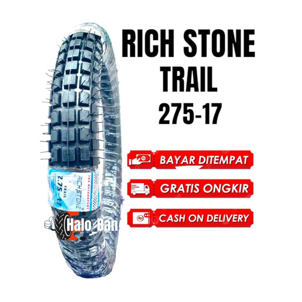 BAN MOTOR TRAIL 275-17 BAN MOTOR RING 17 Ban montor  trail 275-17 ban honda supra revo vega jupiter 