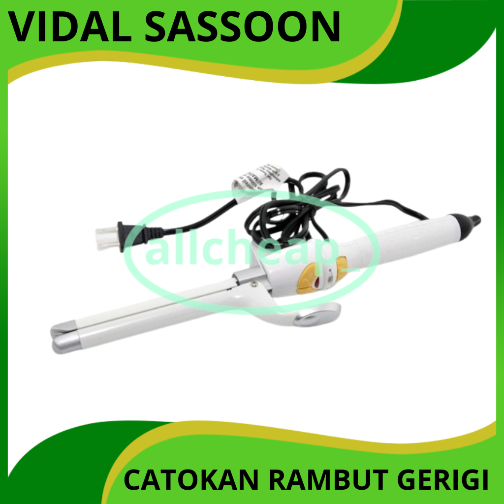 DM - Catok Rambut Gerigi NANO CERAMIC ROOT VOLUMEIZER Vidal Sassoon