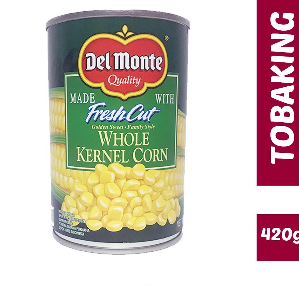 

Pal!ng Popul4r Delmonte Jagung Kaleng / Fresh Cut Whole Kernel Corn 420gr Terjamin Bagus