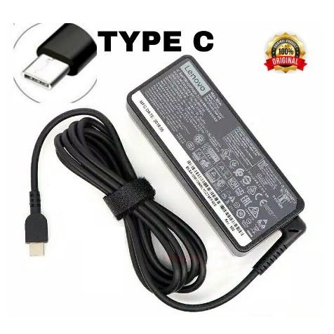 Adaptor Charger Lenovo Thinkpad X390 X395 X380 T490 T490S USB Type-C