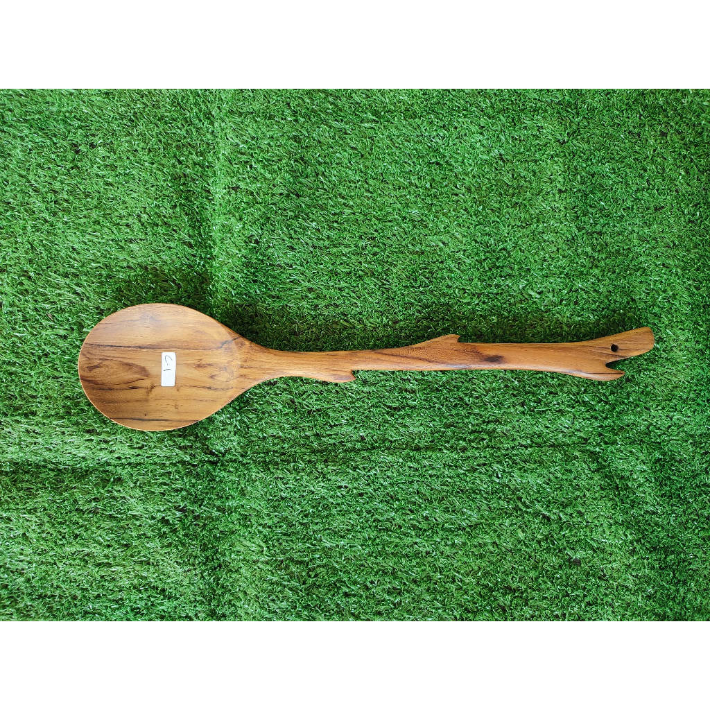 Spatula Kayu Gagang Unik / Spatula Kayu Jati Perhutani / Spatula / Alat Masak Kayu