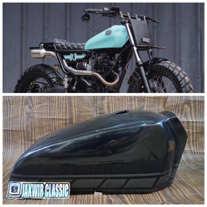 Tangki Custom Trail Jadul model honda elsinore Tengki trail klasik gastank trail tua elsinore