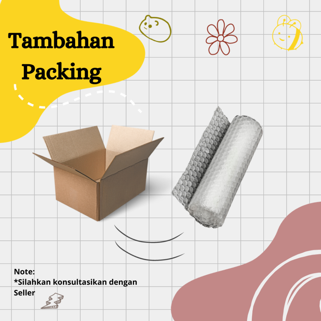 

Tambahan Kardus / Buble Wrap Untuk Packing