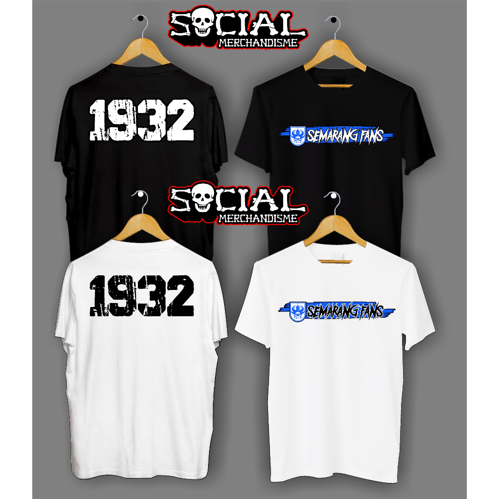 KAOS SEMARANG FANS/PANSERBIRU/POLOS/HITAM/DISTRO