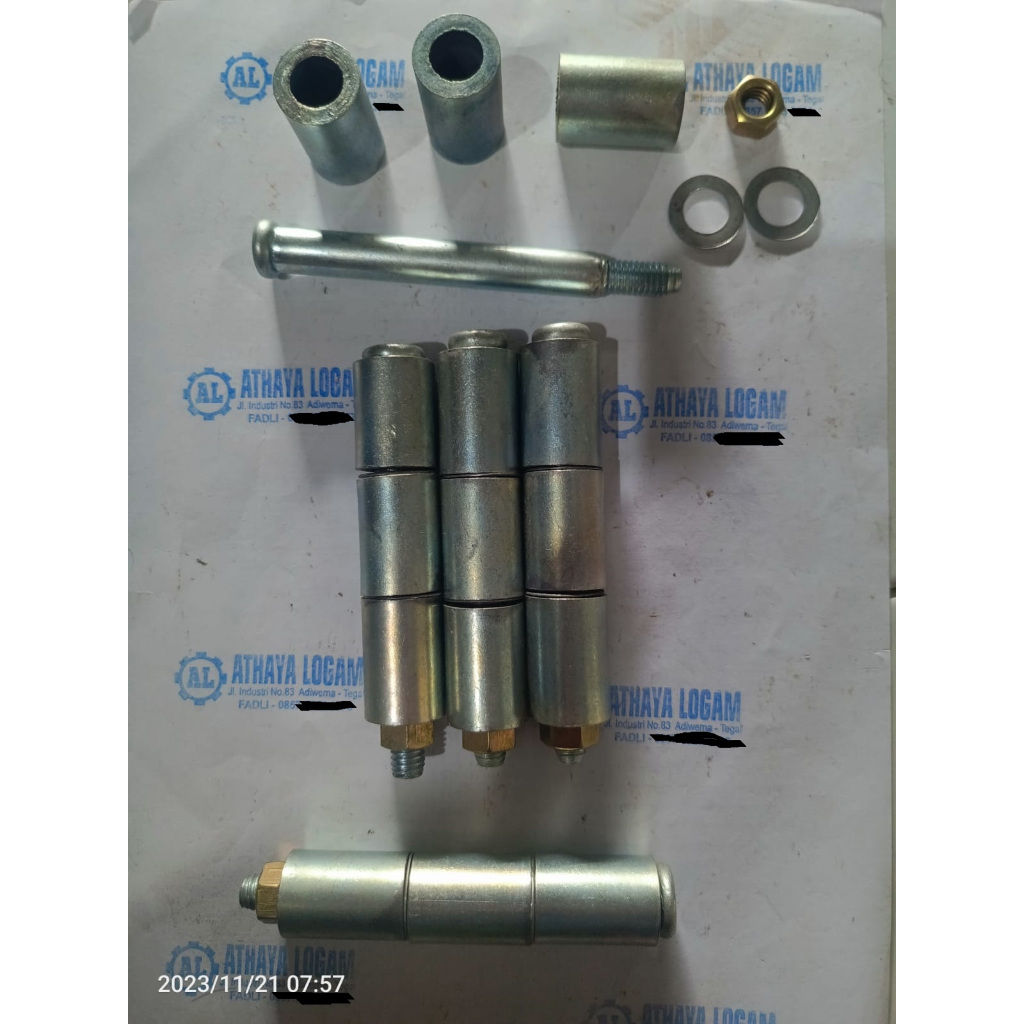 engsel tengah bos 3 pintu pagar lipat besi