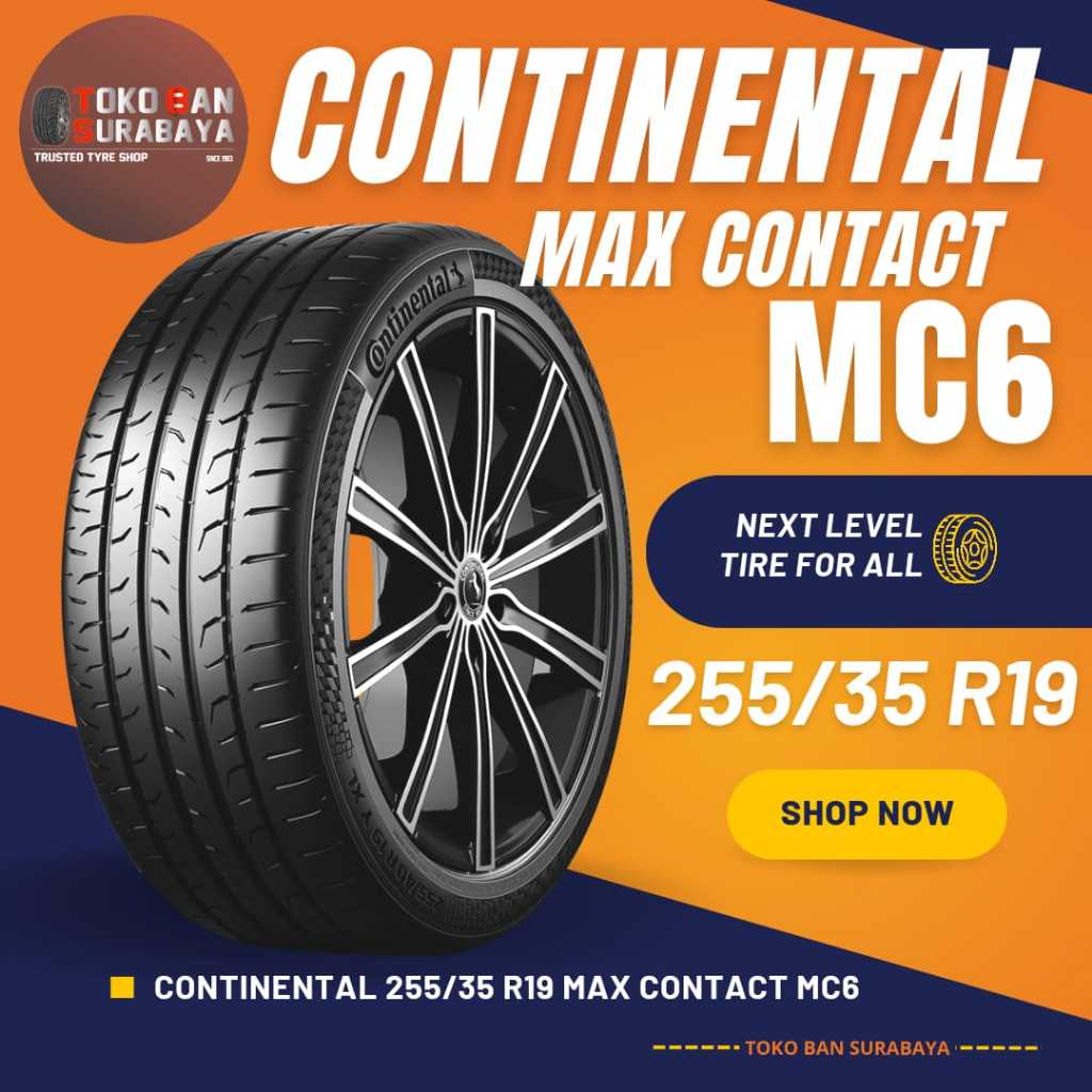 CONTINENTAL 255/35 R19 255/35R19 255/35/19 25535 R19 25535R19 R19 R 19 MC6