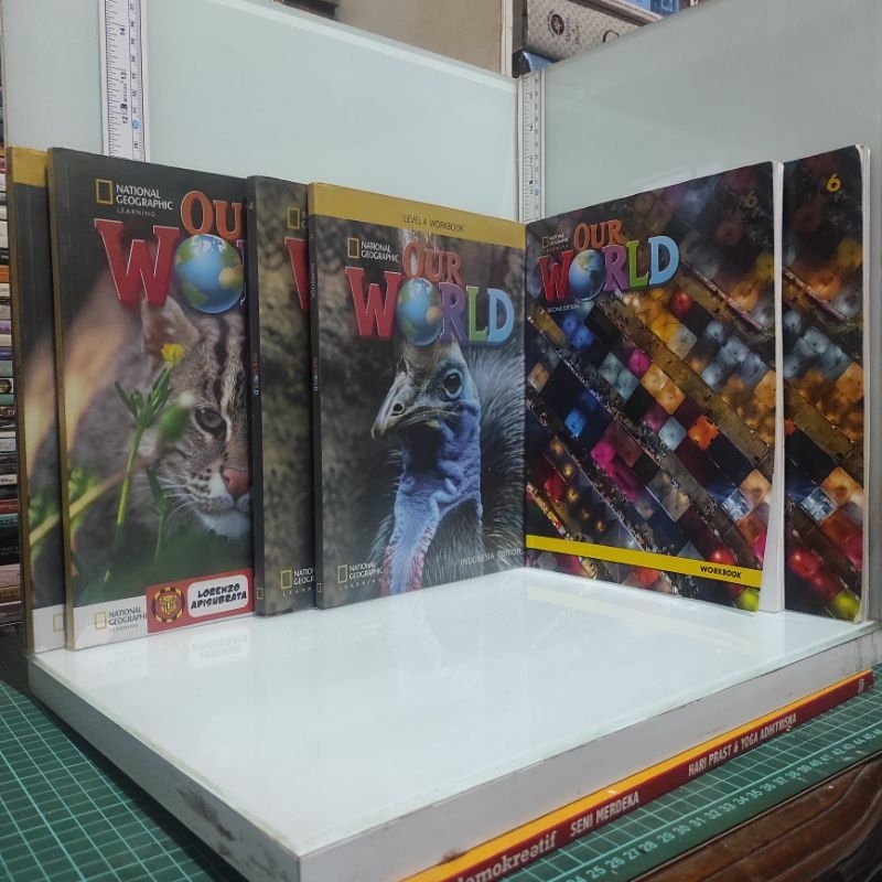 NATIONAL GEOGRAPHIC OUR WORLD 1 2 3 4 5 6 TEXTBOOKS & WORKBOOK