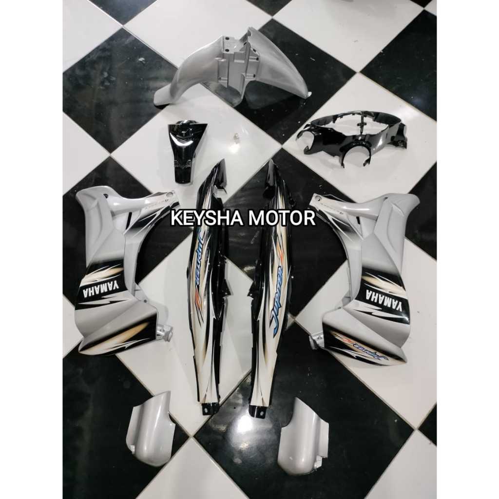 FULL BODY HALUS YAMAHA JUPITER Z NEW JUPITER Z BURHAN SILVER HITAM