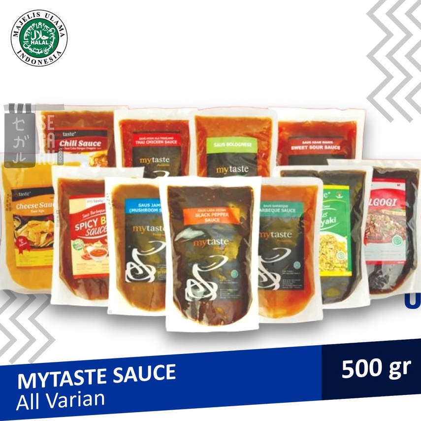 

98 MyTaste Saus Teriyaki Bulgogi Barbeque Jamur Cheese Sauce Halal 500gr 91