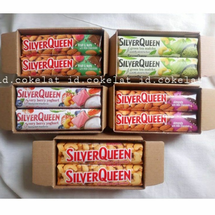 

0O7273 COKLAT SILVERQUEEN 25GR ISI 10PC - 1 BOX 8157