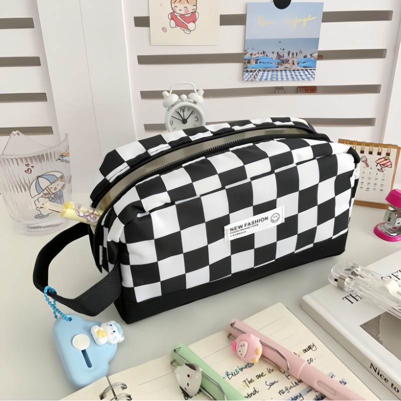 

Tempat Pensil/Pouch/Kotak Pensil/ Zipper Pencil Case Pouch Pensil Tempat Alat Tulis Kotak Pensil-YuanYuan Mall
