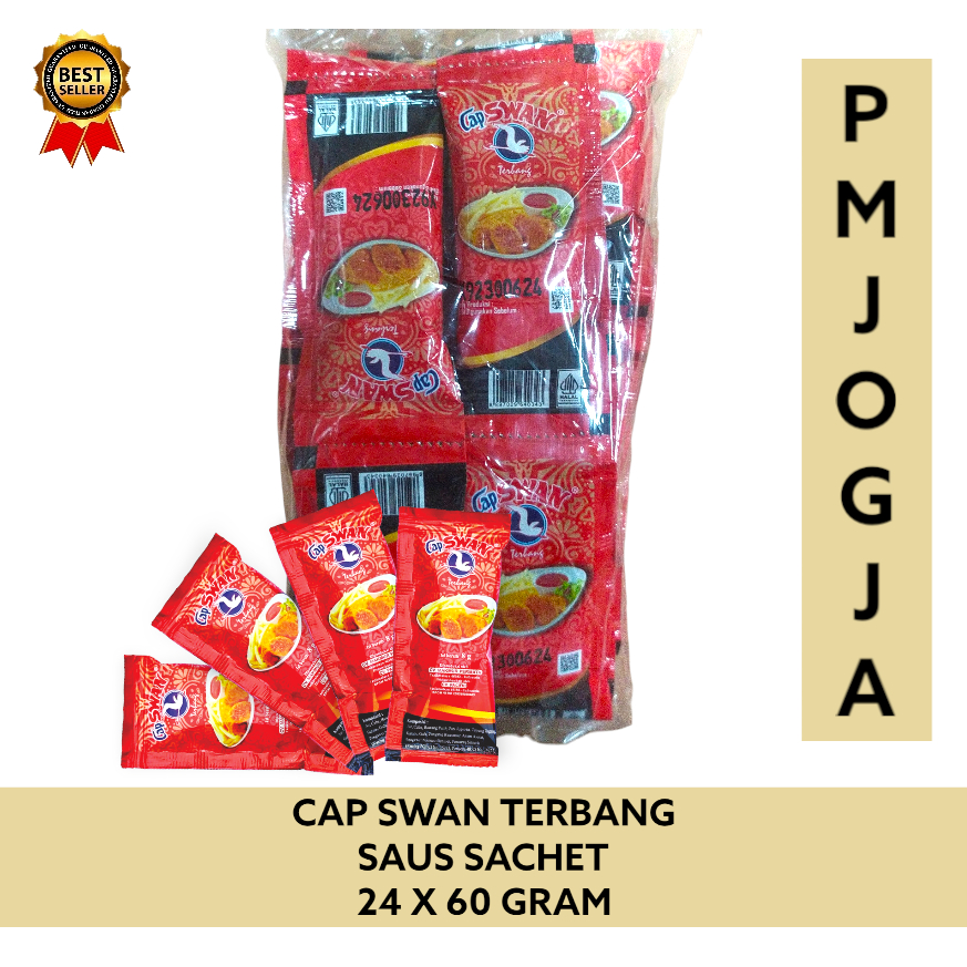

Saos sachet Cap Swan 1 pack isi 24 pcs / saus saset renteng 24 pcs