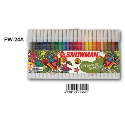 

60 SPIDOL SNOWMAN 24 Set WARNA WARNI PASTEL PW-24A MARKER PW 24A MURAH AWET GROSIR ATK ECERAN SEKOLAH ALAT TULIS GAMBAR KANTOR 61