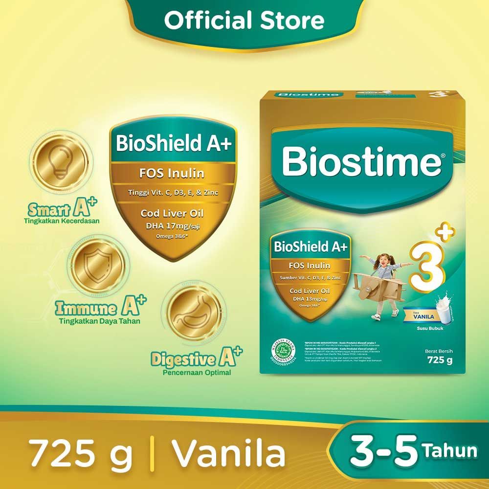 Susu Formula Biostime 3+ rasa vanila 725 gram