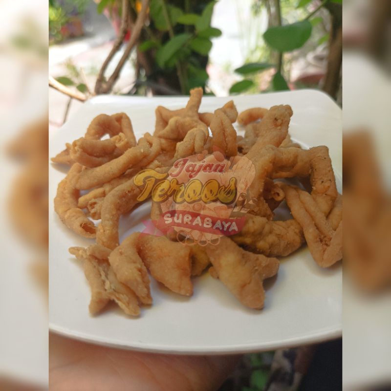 

Keripik Usus Ayam Crispy 100 Gram