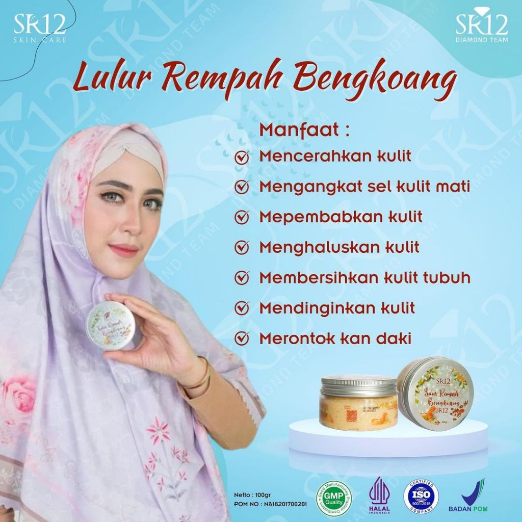Lulur Pemutih Badan / Lulur Rempah Bengkoang SR12