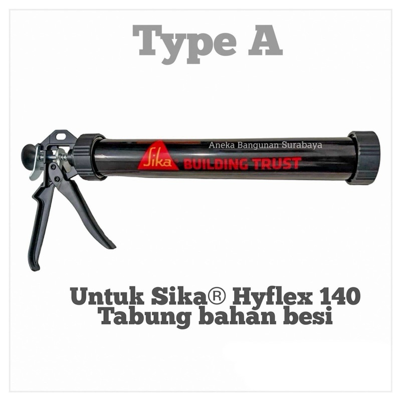 Sealant Gun Sika untuk 600mml Hyflex Sikaflex 140 alat tembak aplikator lem sosis silikon 600ccp