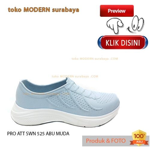 Sepatu wanita casual lab slip on karet PRO ATT PRO ATT SWN 525