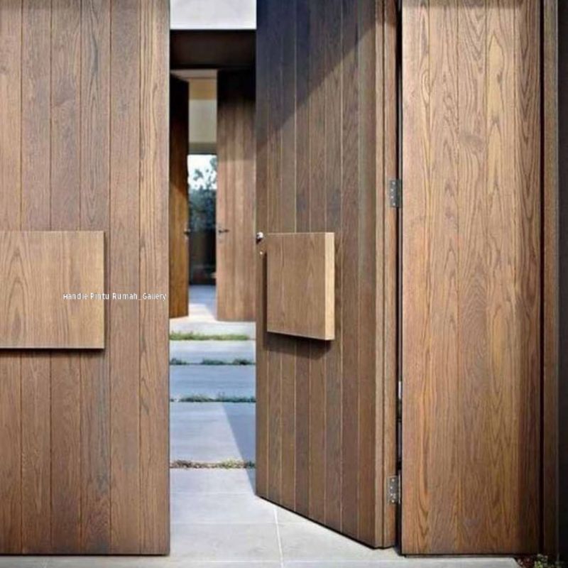 Gagang Pintu Tarikan Pintu Kaca Handle Pintu Rumah Kayu Jati Kotak