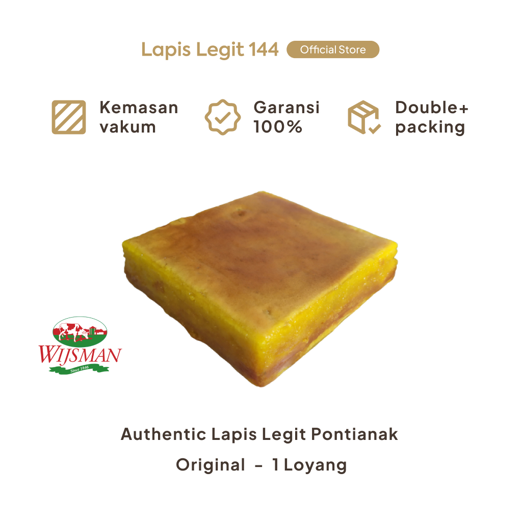 

Authentic Lapis Legit Pontianak - Original - 1 Loyang