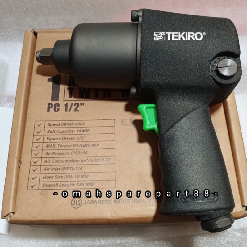 air impact wrench twin hammer tekiro