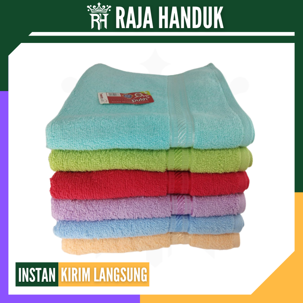 RH GROSIR: Handuk Merah Putih by Terry Palmer Tanggung 60x120