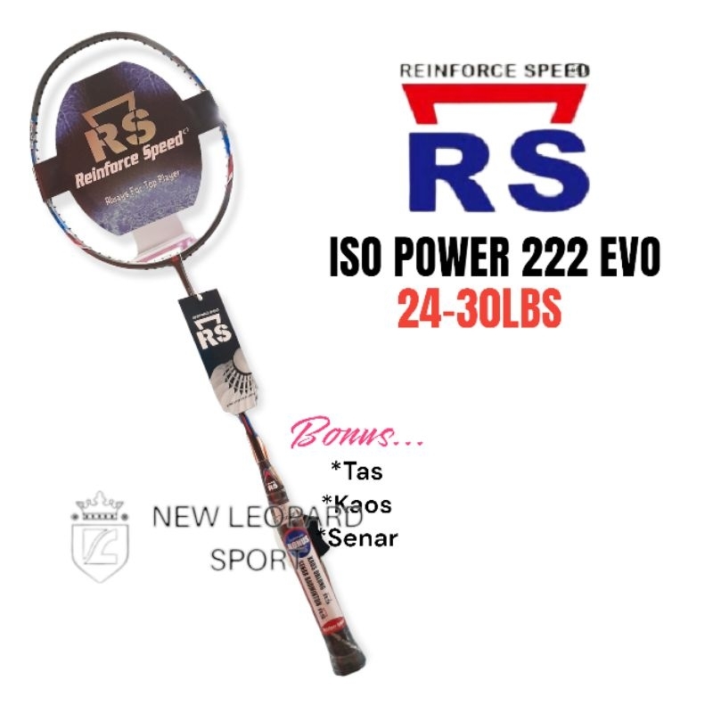 Raket badminton RS iso power 222 evo