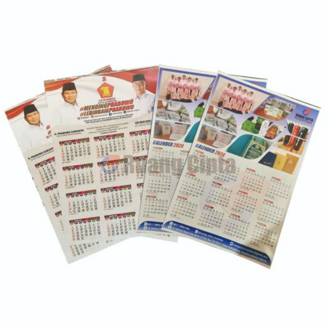

Kalender Dinding Bahan Duplex 270gr