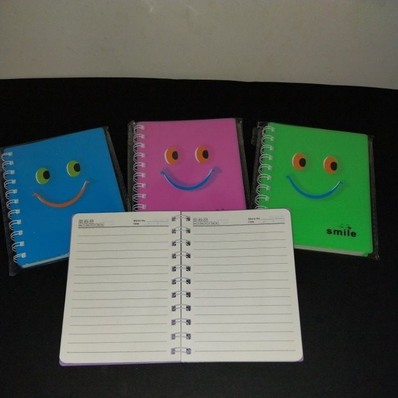 

(1 pcs) Diary Spiral Smile A6