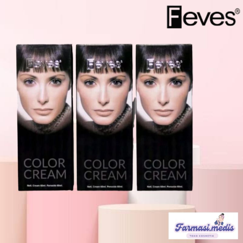 (COD)SEMIR FEVES SERIES | HAIR COLOR CREAM 60ML | BLACK | BLUE BLACK | COFFE | PEWARNA RAMBUT