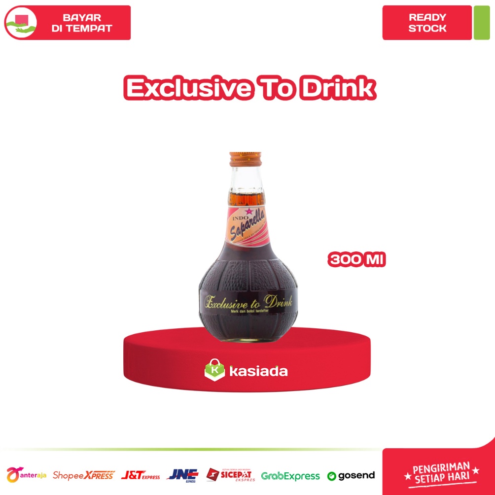 

69 Indo Saparella Minuman Jadul Jogya atau Limun Soda atau Soft Drink Sari Sarsaparilla Asli Indonesia Kemasan 300 Ml Per Botol Super Promo