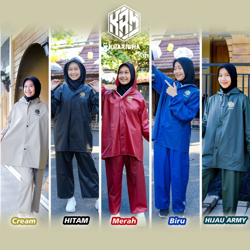 Raincoat Jas Hujan Pria jas hujan wanita jas ujan wanita Celana Mantol hujan jas motor