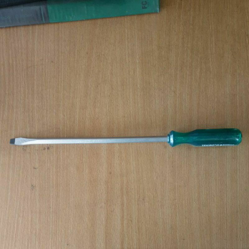 Tekiro obeng ketok tembus - 8x250mm hijau