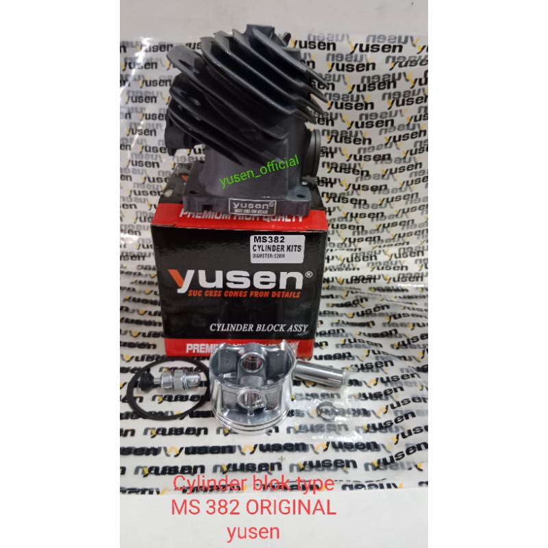 Cylinder blok.. furing.. deksel set chainsaw type MS 382 bisa untuk STIHL