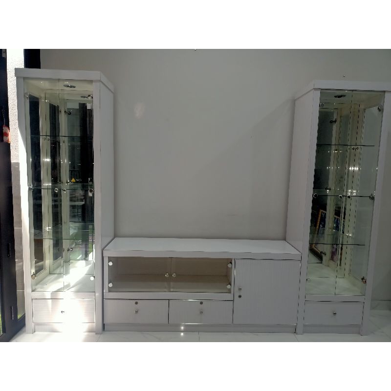 RAK TV PAJANGAN / RAK TV HIAS / BUFFET TV BAHAN MULTI DAN HPL / LEMARI HIAS