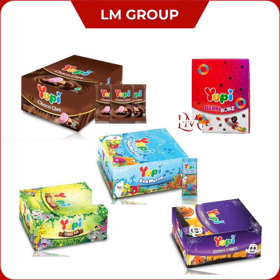 

B44ru Yupi Permen 500 Aneka Bentuk dan 1 Box Isi 24 pcs Out of Trend
