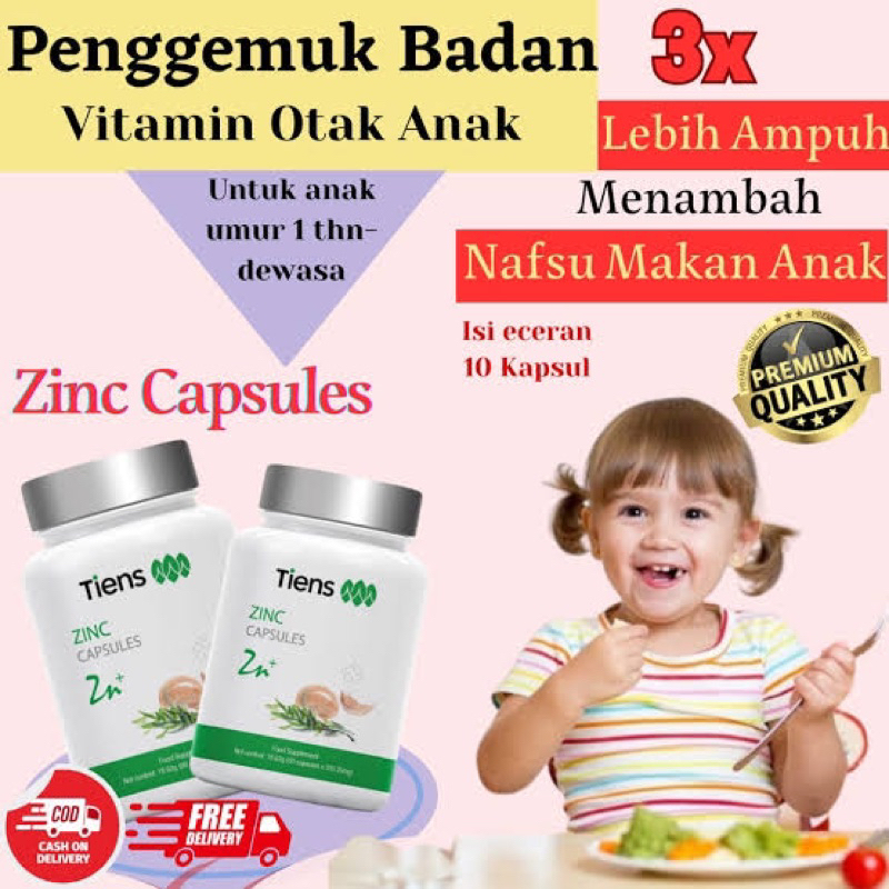 ￼Tiens Makassar : Vitamin Zinc Tiens Untuk Anak Anak & Dewasa Original | Penambah Nafsu Makan Anak &