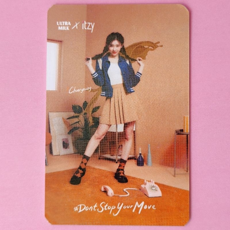 Photocard ITZY X Ultra Milk Chaeryeong